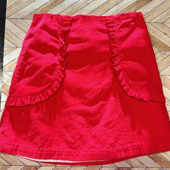Size 8 Eyelet & Ivy Charlotte Girls Skirt - Red Corduroy - Picture 4 of 5